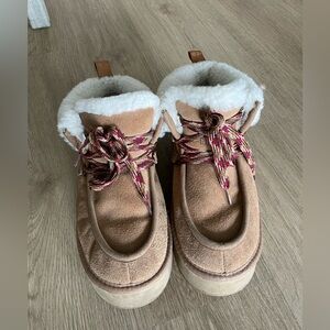 UGG Funkarra Cabin Cuff Boots- Chestnut